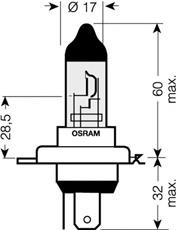 Lâmpada halógena 64193CBI Osram