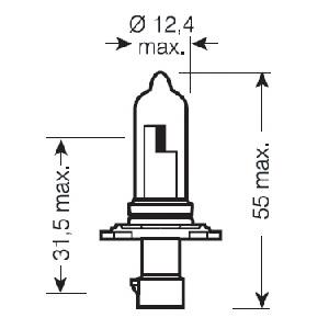 Lâmpada halógena Osram 9005XS preço, a partir de 7,09 USD