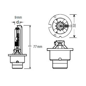4008321349576 Osram Lâmpada de xénon