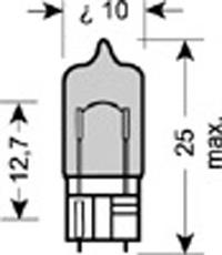 Lâmpada de quebra-luz de iluminação de salão/de cabina Osram 2825HCBI preço, a partir de 0,96 USD