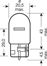 7505 Osram Lâmpada
