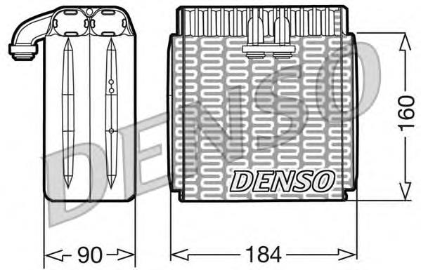 DEV23001 Denso Vaporizador de aparelho de ar condicionado