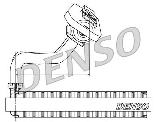 DEV09020 Denso Vaporizador de aparelho de ar condicionado