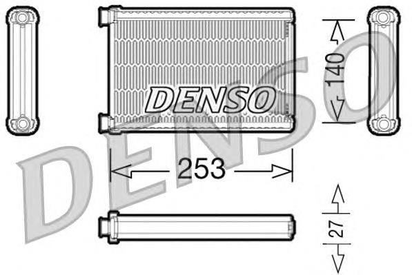 Radiador de forno (de aquecedor) Denso DRR05005 preço, a partir de 62,99 USD
