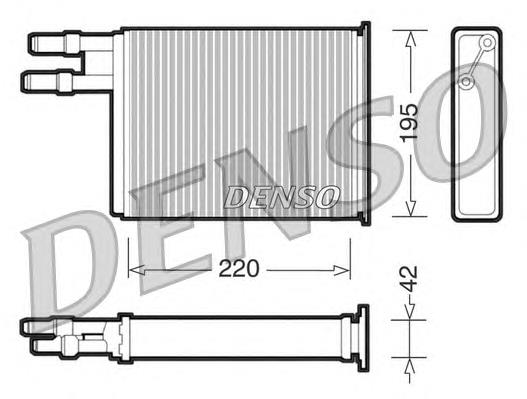 DRR09031 Denso Radiador de forno (de aquecedor)