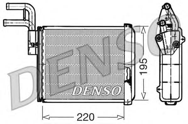 Radiador de forno (de aquecedor) Peugeot/Citroen 6448G0 preço, a partir de 36,33 USD