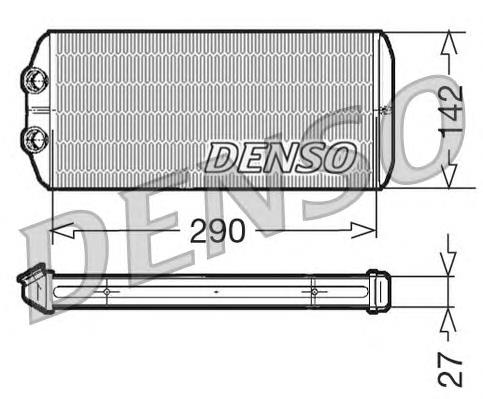 DRR07005 Denso Radiador de forno (de aquecedor)