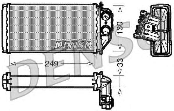 Radiador de forno (de aquecedor) 6448K4 Peugeot/Citroen
