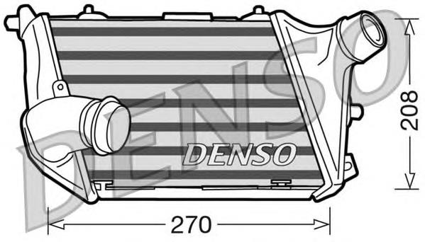 4E0145806F VAG Radiador de intercooler
