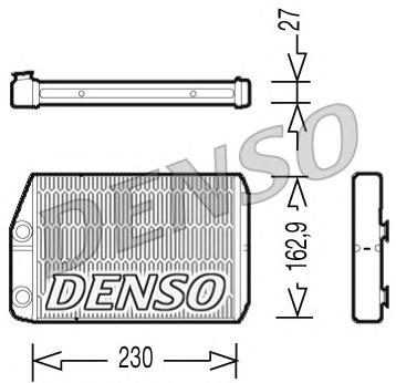 DRR09034 Denso Radiador de forno (de aquecedor)