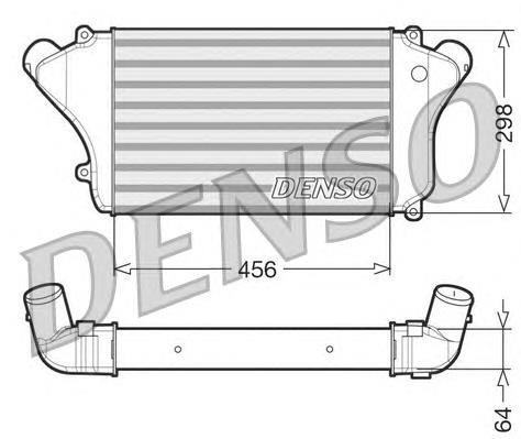 Radiador de intercooler Mitsubishi Canter VII FB7, FB8, FE7, FE8