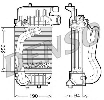 Radiador de intercooler CI441000P Mahle Original