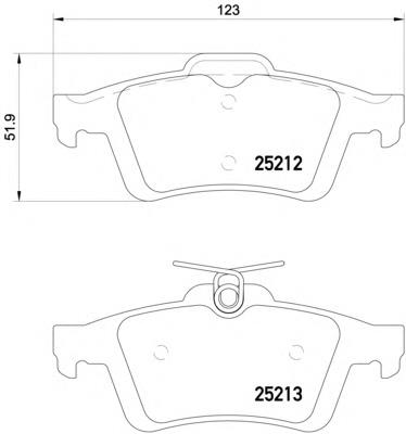 Sapatas do freio traseiras de disco Ford FU2Z2V200F preço, a partir de 18,71 USD