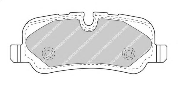 Compre LR010664 Land Rover Sapatas do freio traseiras de disco
