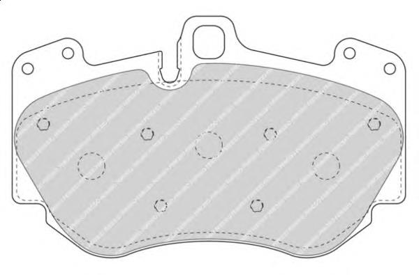 Compre 4E0698151G VAG Sapatas do freio dianteiras de disco