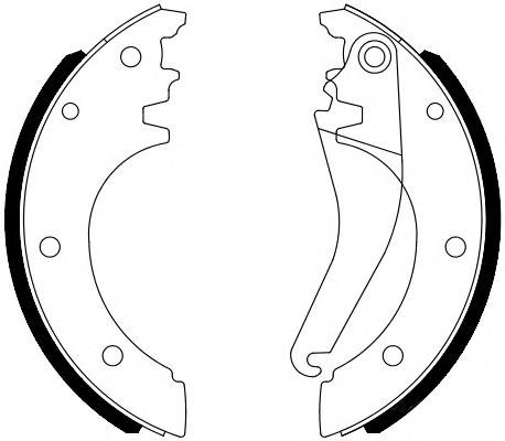 Sapatas do freio traseiras de tambor Brembo SA6509 preço, a partir de 100,76 USD
