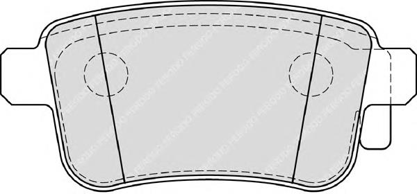 Sapatas do freio traseiras de disco 440606267R Renault (RVI)