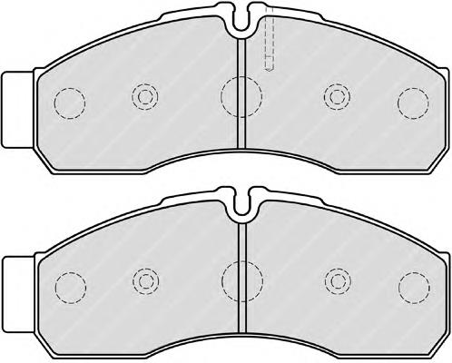 Sapatas do freio dianteiras de disco Necto FD7508V preço, a partir de 48,61 USD