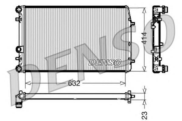 DRM27005 Denso Radiador de esfriamento de motor