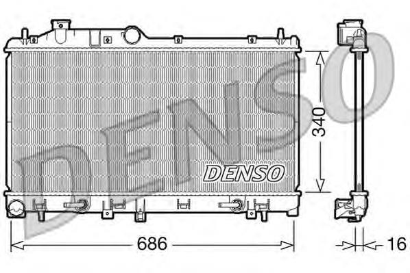 Radiador de esfriamento de motor Subaru 45119SC000 preço, a partir de 104,33 USD