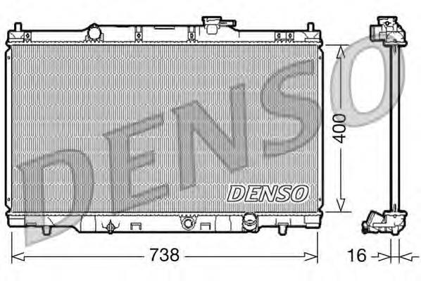 Radiador de esfriamento de motor 19010PPLA51 Honda