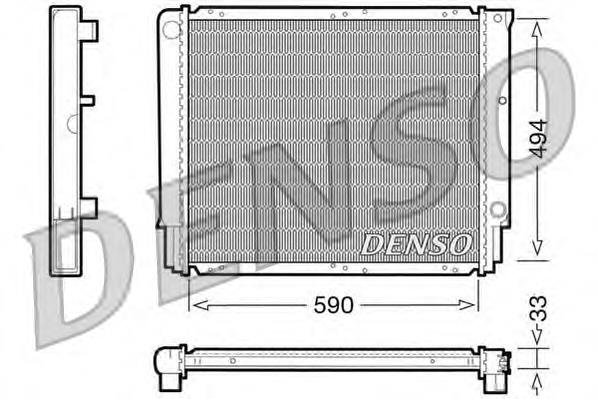 Radiador de esfriamento de motor 9032081 Polcar