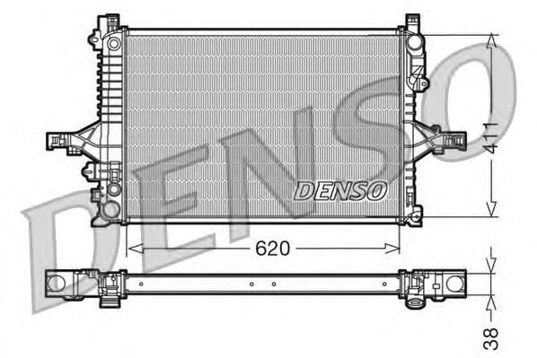 Radiador de esfriamento de motor 30645152 Volvo
