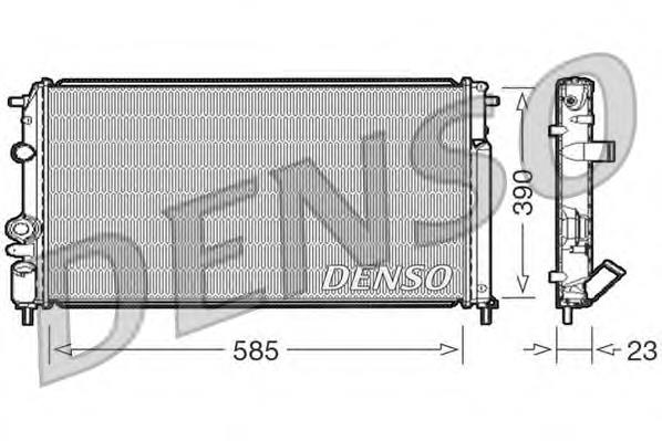 Radiador de esfriamento de motor 8660000437 Renault (RVI)