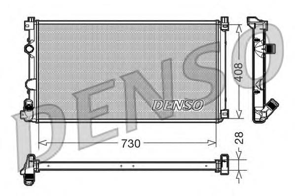 Radiador de esfriamento de motor NPS N156N40 preço, a partir de 90,45 USD