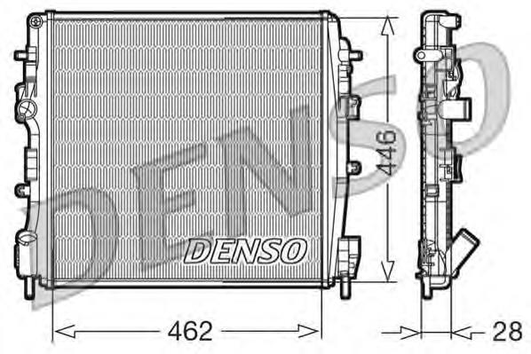7711135540 Renault (RVI) Radiador de esfriamento de motor