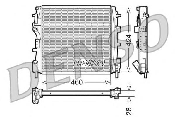 Radiador de esfriamento de motor Renault (RVI) 8200384071 preço, a partir de 101,73 USD