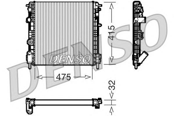 Compre 8660000438 Renault (RVI) Radiador de esfriamento de motor