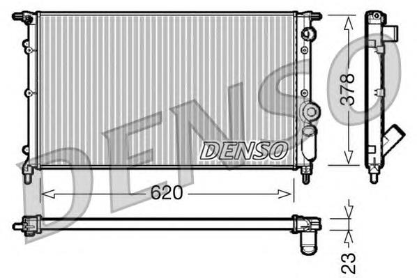 RH0762 Goom Radiador de esfriamento de motor