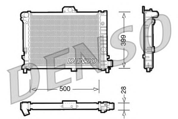 6520083 Polcar Radiador de esfriamento de motor