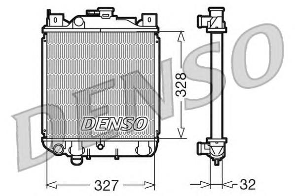 Radiador de esfriamento de motor Nissens 64157 preço, a partir de 65,95 USD