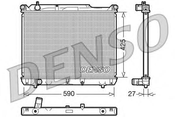 Radiador de esfriamento de motor 1770068DC0 Suzuki