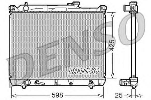 Radiador de esfriamento de motor Denso DRM47021 preço, a partir de 129,71 USD