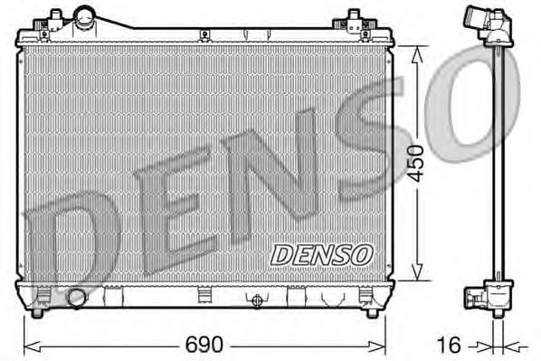 7426081 Polcar Radiador de esfriamento de motor