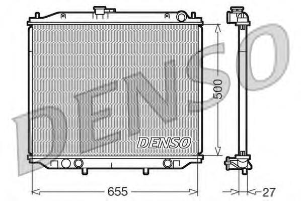 Radiador de esfriamento de motor Nissan/Infiniti 214107F000