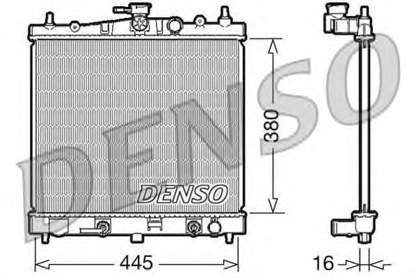 Radiador de esfriamento de motor FP50A1335KY FPS