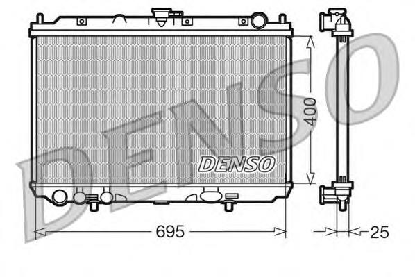 Compre 21410BU101 Nissan/Infiniti Radiador de esfriamento de motor