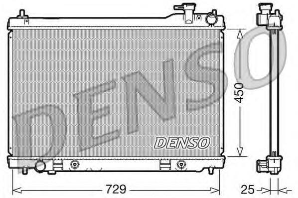 Radiador de esfriamento de motor 21460CM80B Nissan/Infiniti