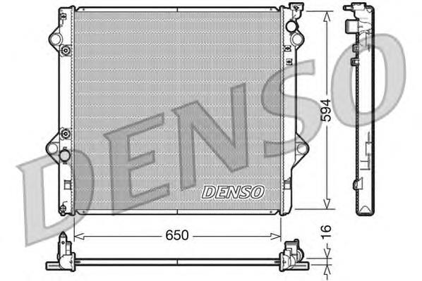 Compre 1640075550 Toyota Radiador de esfriamento de motor