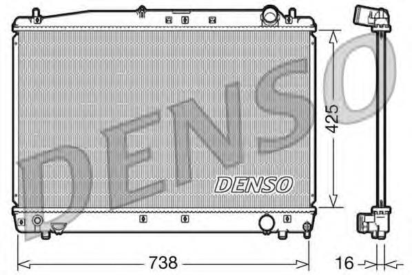 Radiador de esfriamento de motor Toyota 1640027050 preço, a partir de 122,19 USD