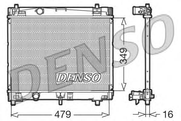 Compre 1640023160 Toyota Radiador de esfriamento de motor