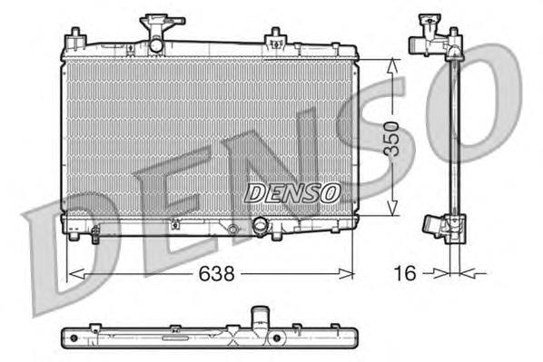 Radiador de esfriamento de motor Toyota 1640033070 preço, a partir de 128,90 USD