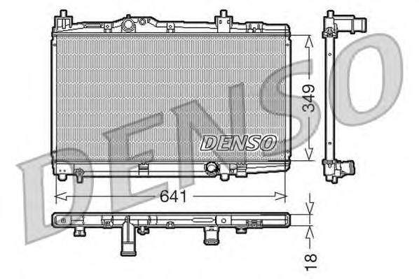 Radiador de esfriamento de motor Toyota 1640033080 preço, a partir de 134,02 USD