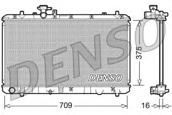 Radiador de esfriamento de motor Suzuki 1770080JB0