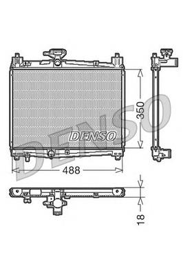 1640023100 Toyota Radiador de esfriamento de motor