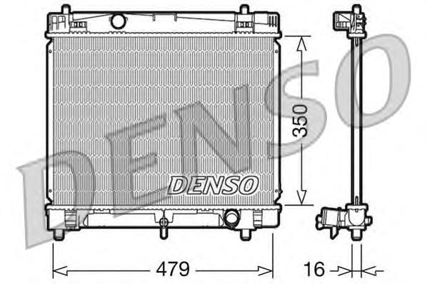 1640021270 Toyota Radiador de esfriamento de motor